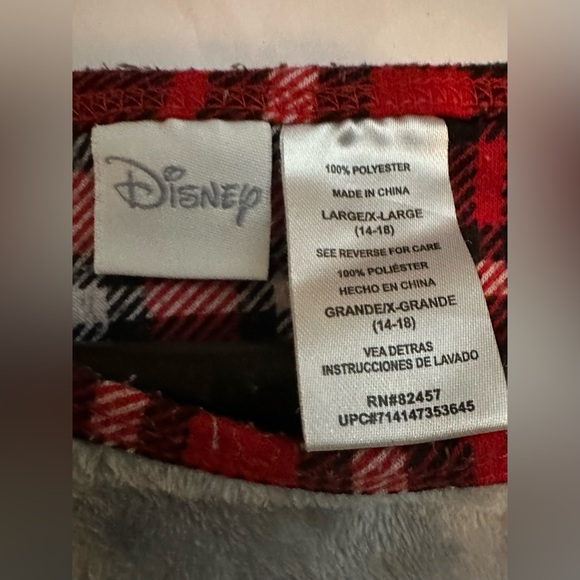 - Disney Mickey Mouse Fleece Gown Size XL(14-18) - Picture 7 of 13